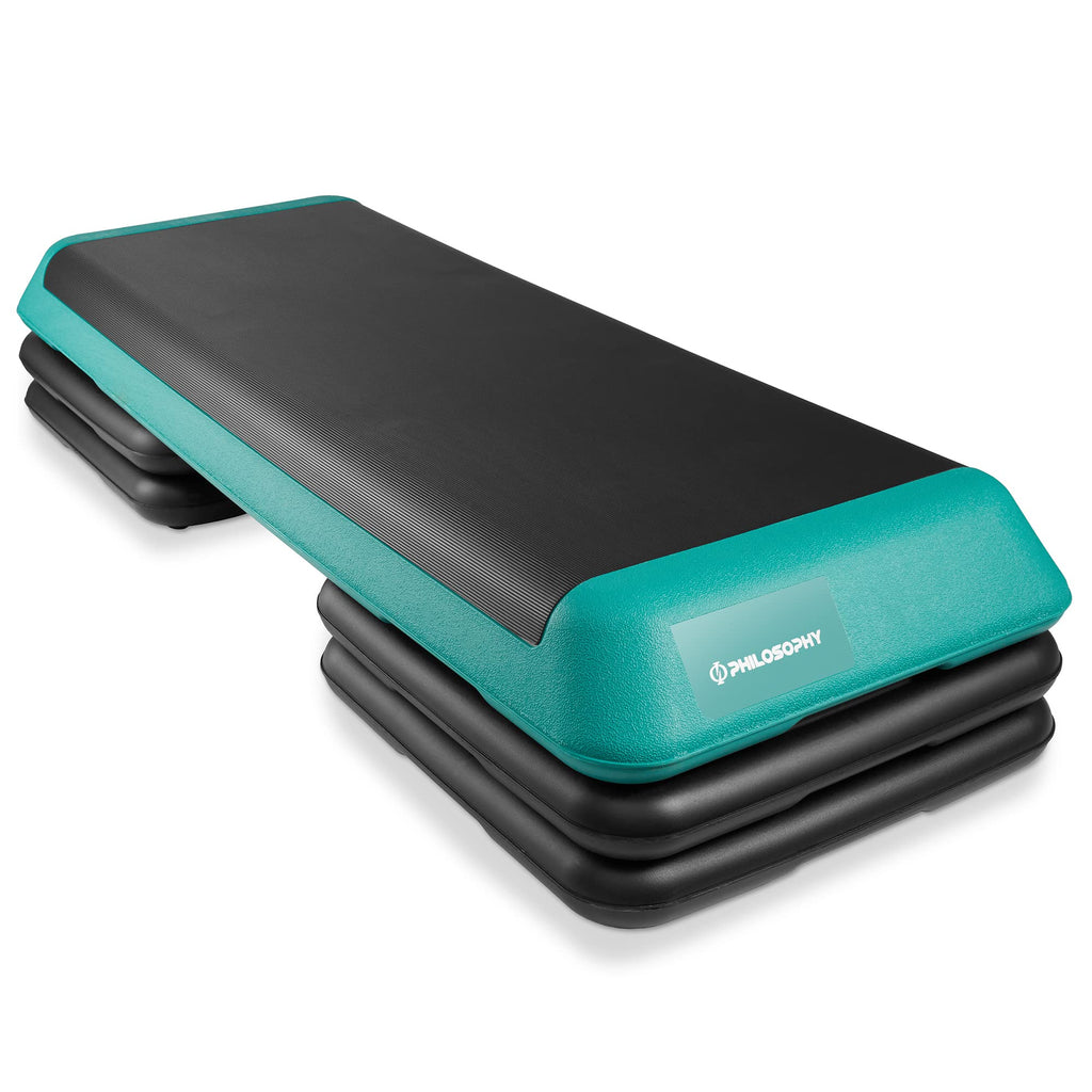 Adjustable Aerobic Exercise Step Platform with 4 Risers V9704