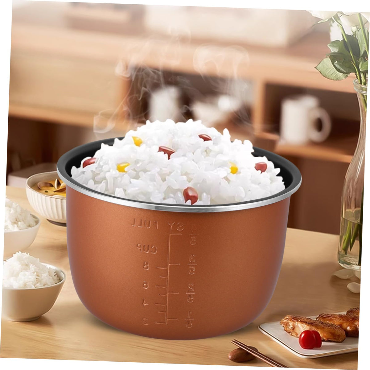 4L 2L Non-stick Aluminum Alloy Rice Cooker Inner Pot Q659309
