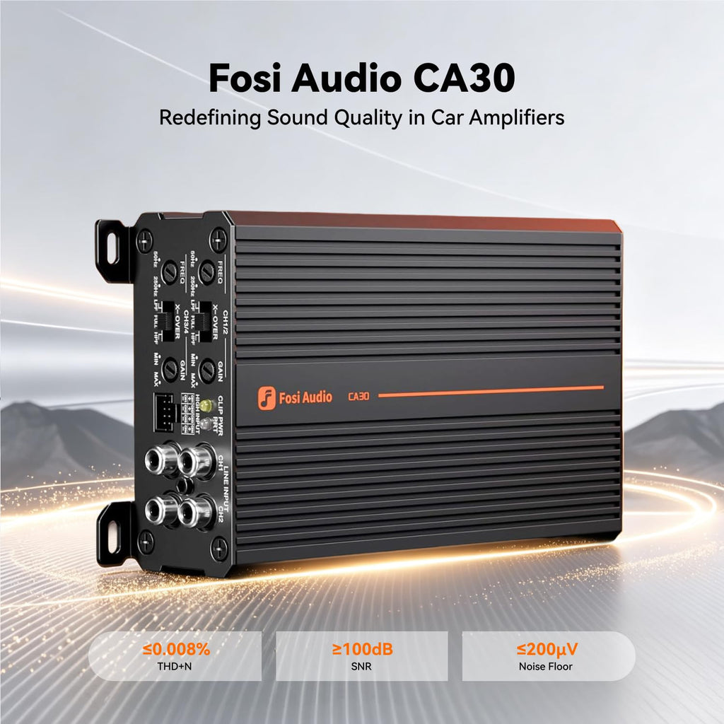 4 Channel Car Amplifier 200x4 Peak 400 Watts Mini Class D S6005