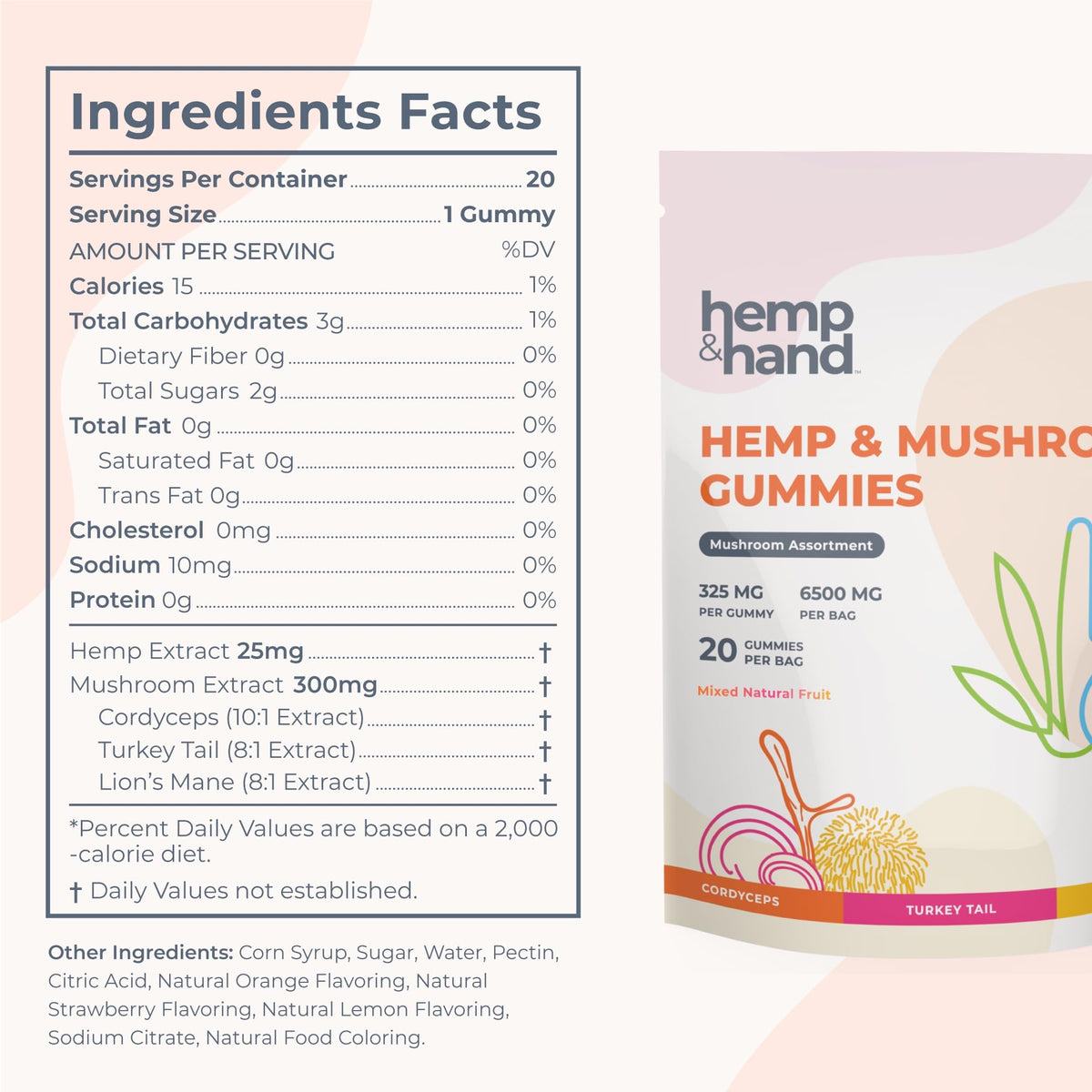 Hemp & Mushroom Gummies 6500mg R392