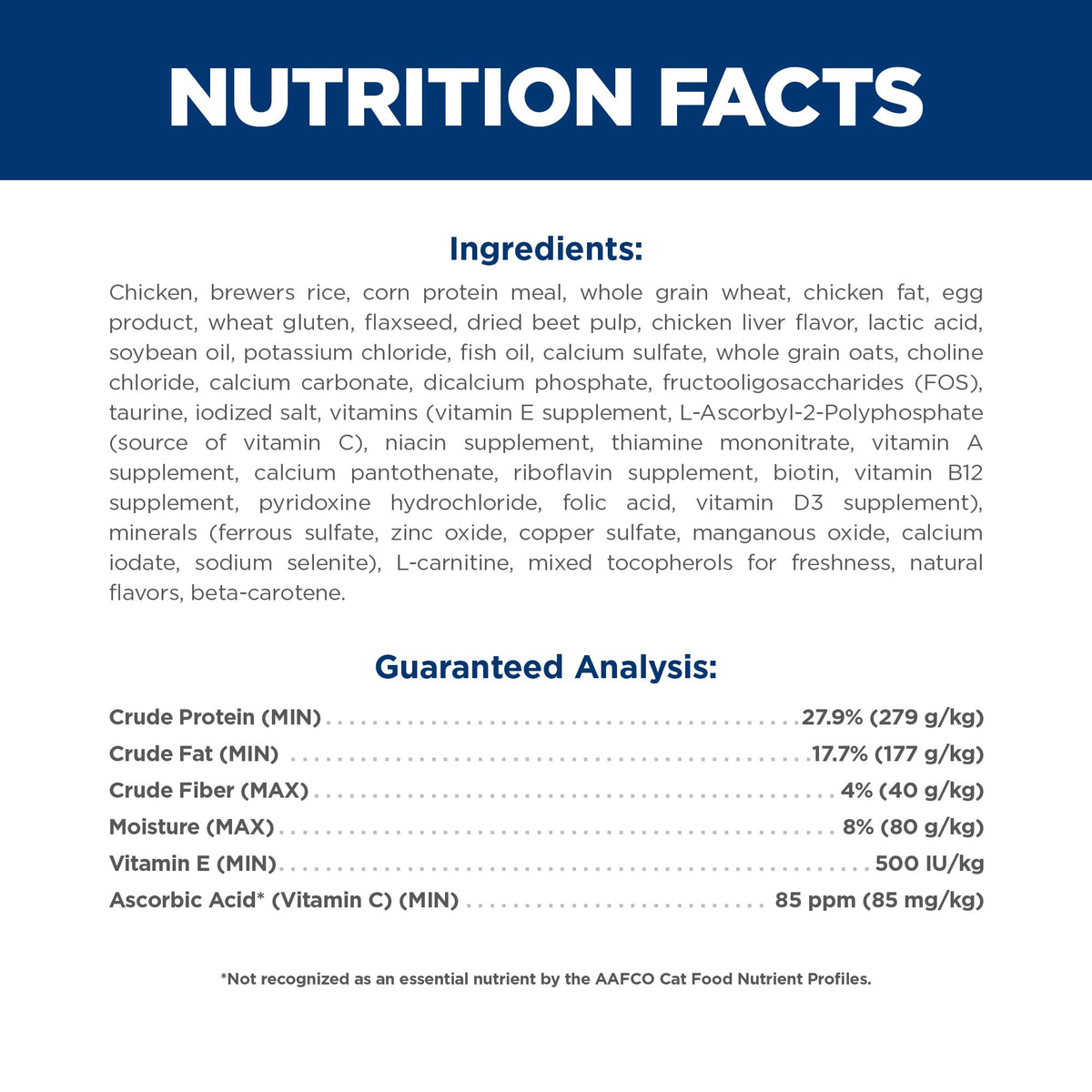 Dry Cat Food P33894