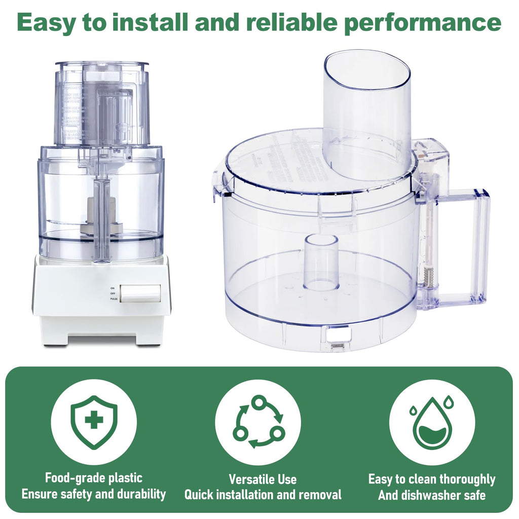 7-cup Food Processor Work Bowl with 4 Locking Tabs O6161