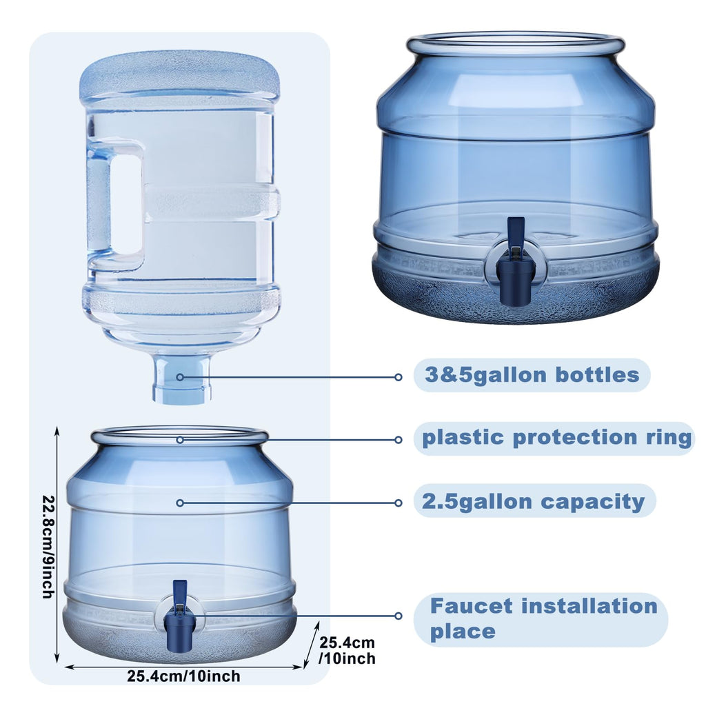 5 Gallon Water Jug Dispenser Base with Spout O394963