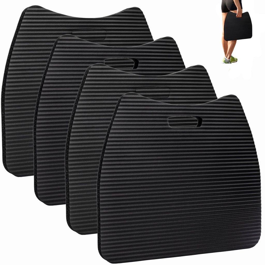 4 Pack Waterproof Portable Foam Stadium Seat Cushion with Handle Z809804