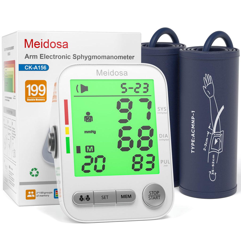 Rechargeable Automatic Digital Blood Pressure Monitor with 2 Cuffs L525