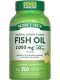 Fish Oil 2000 mg 600 mg Omega 3 250 Softgels I553237
