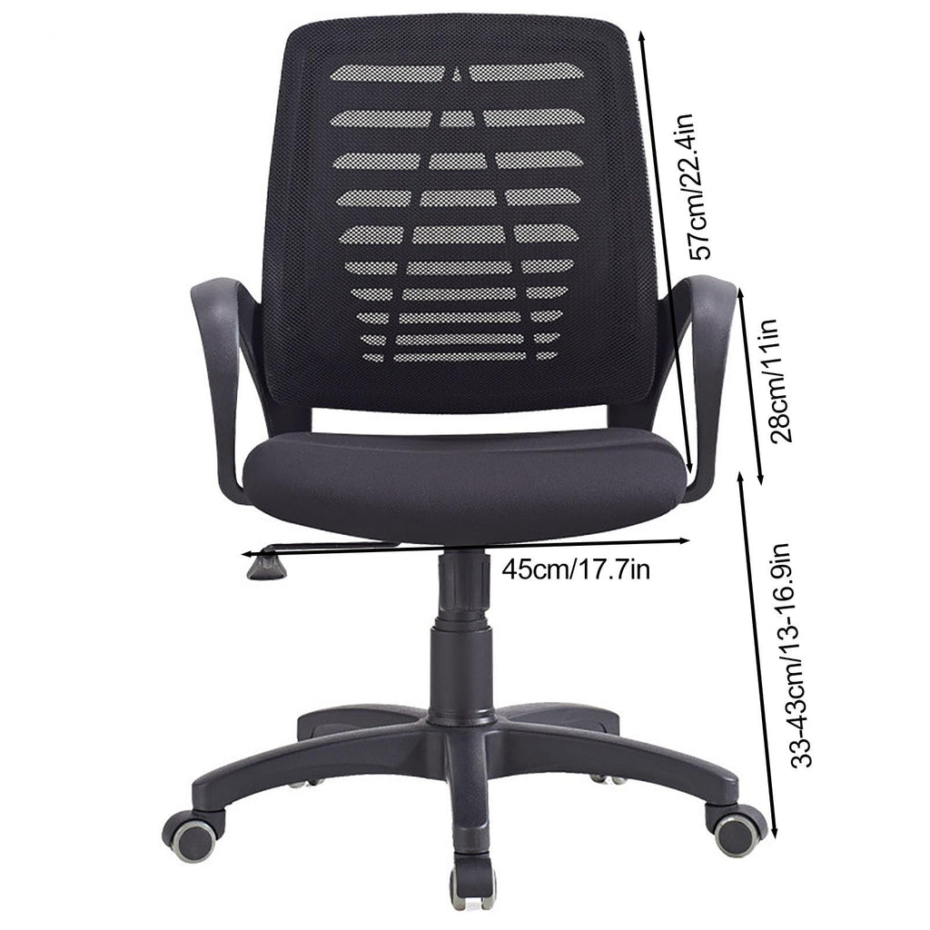 Orange Ergonomic Mesh Office Chair with Lumbar Support N51718