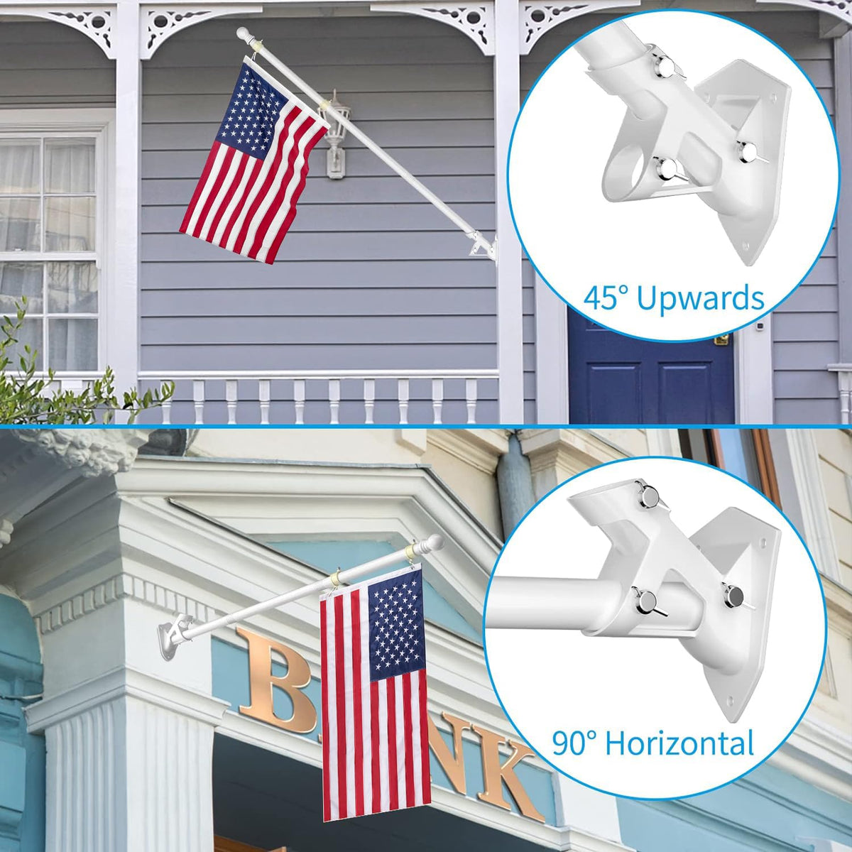 6 FT Stainless Steel Tangle Free Flag Pole Kit M615920