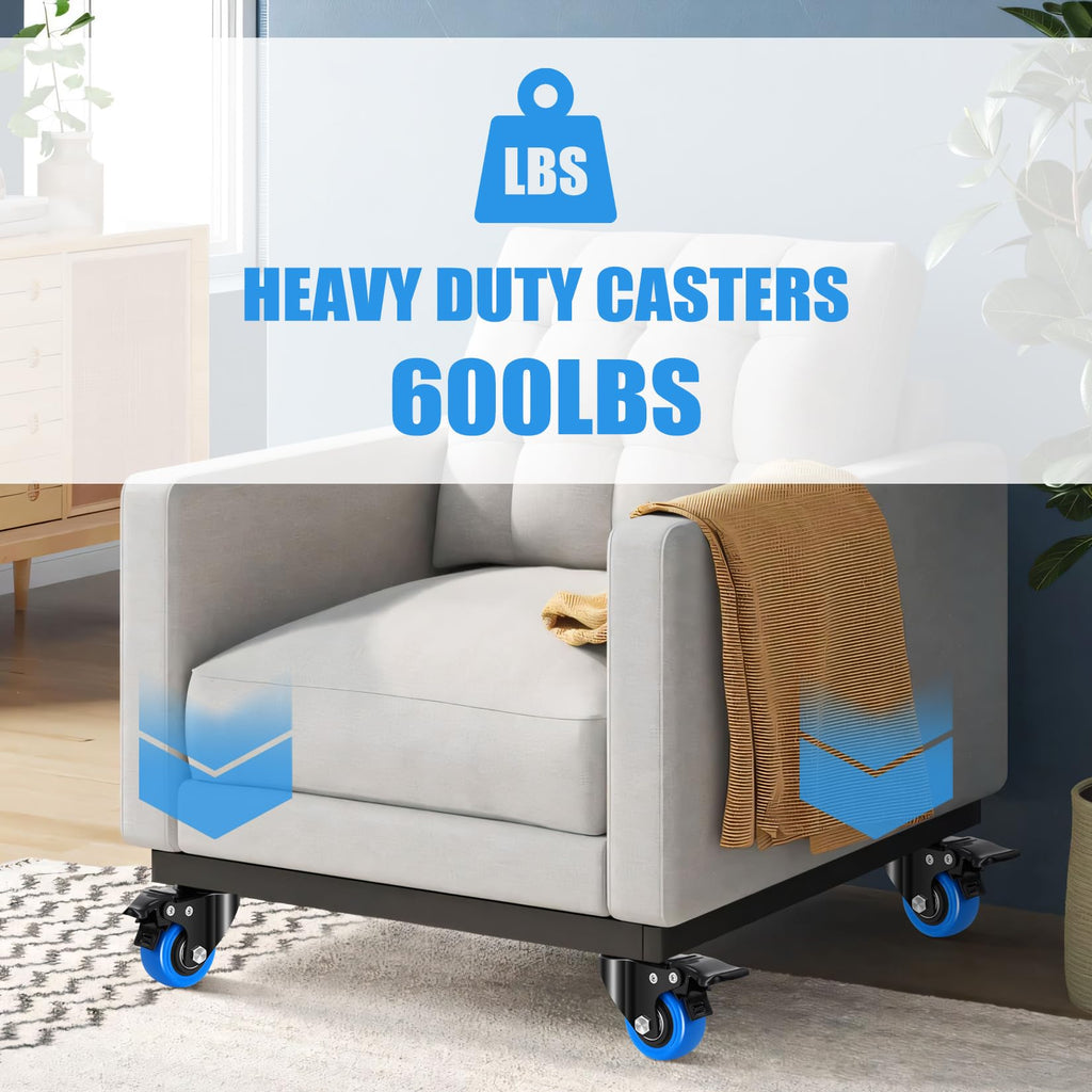 2 Inch Locking Swivel Caster Wheels Set of 8 K622