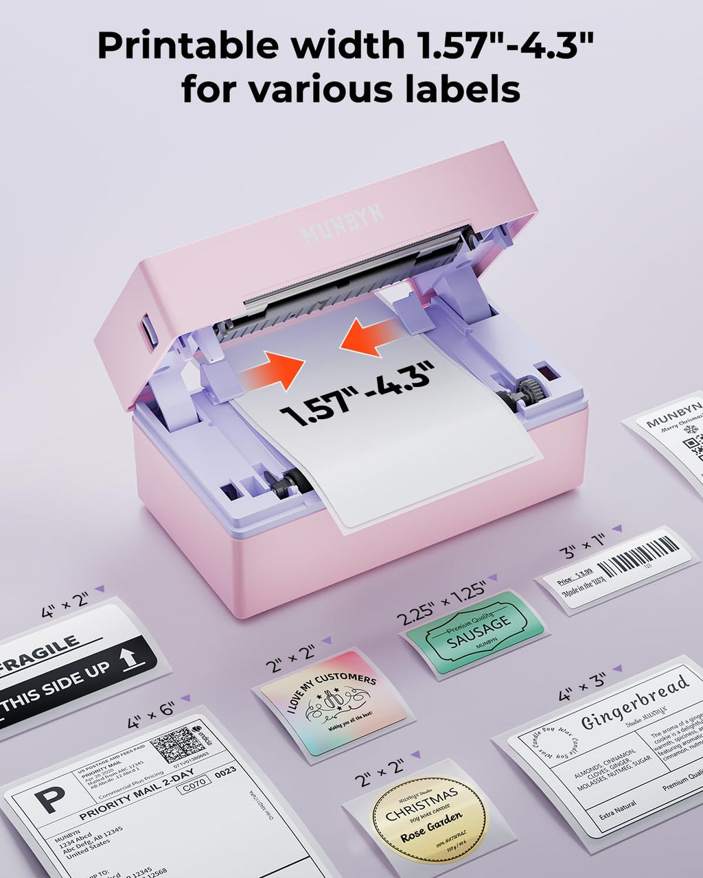 Bluetooth Thermal Label Printer J36326