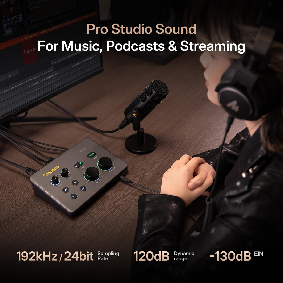 USB Audio Interface Dual XLR H4112