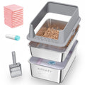 Stainless Steel Sifting Litter Box A9114