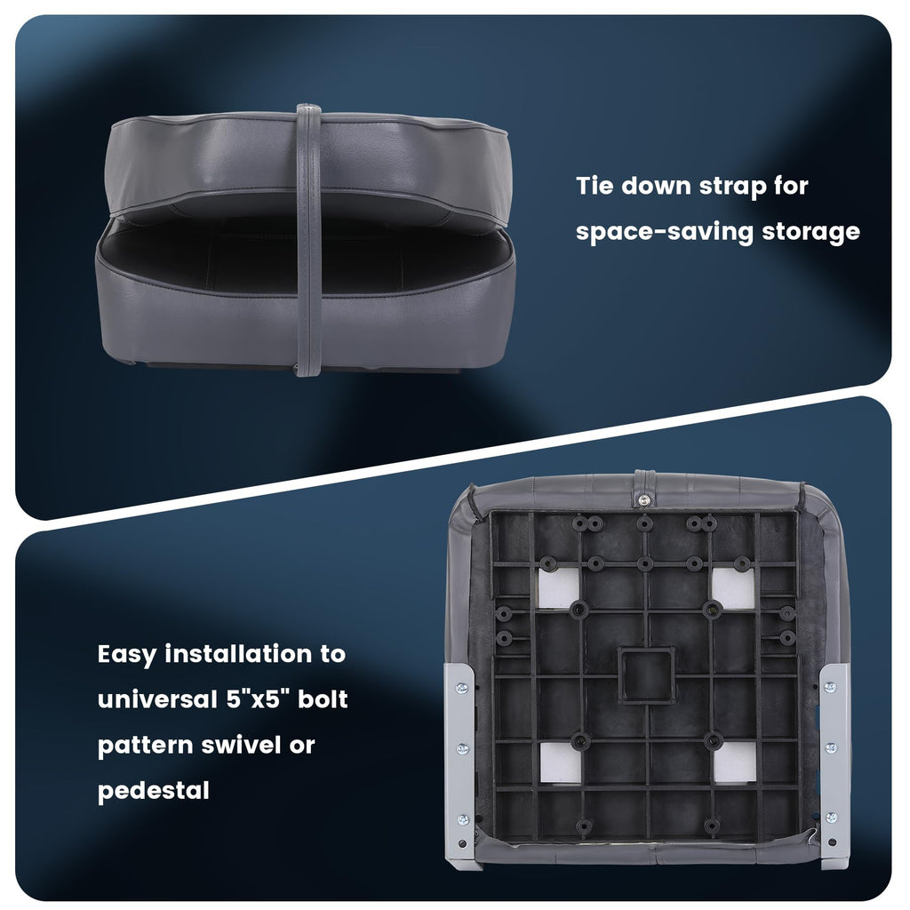 2 Pack High Back Folding Boat Seats N12211