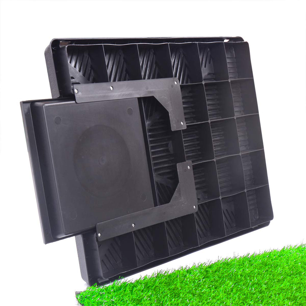 Indoor Outdoor Dog Puppy Potty Trainer Pad Grass Toilet Mat Tray 25"x20" W185730