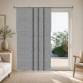 Grey Cordless Sliding Door Panel Track Blinds X6961