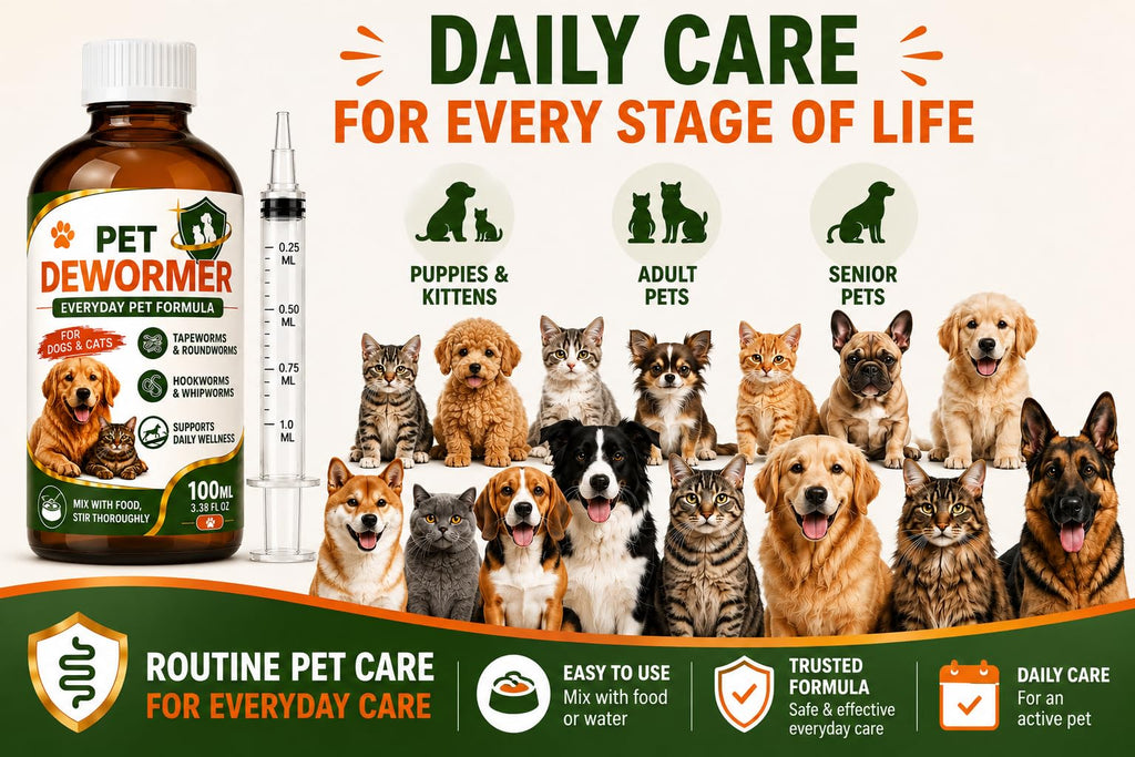Praziquantel & Pyrantel Pamoate Oral Suspension for Dogs & Cats 3.38 fl oz I344
