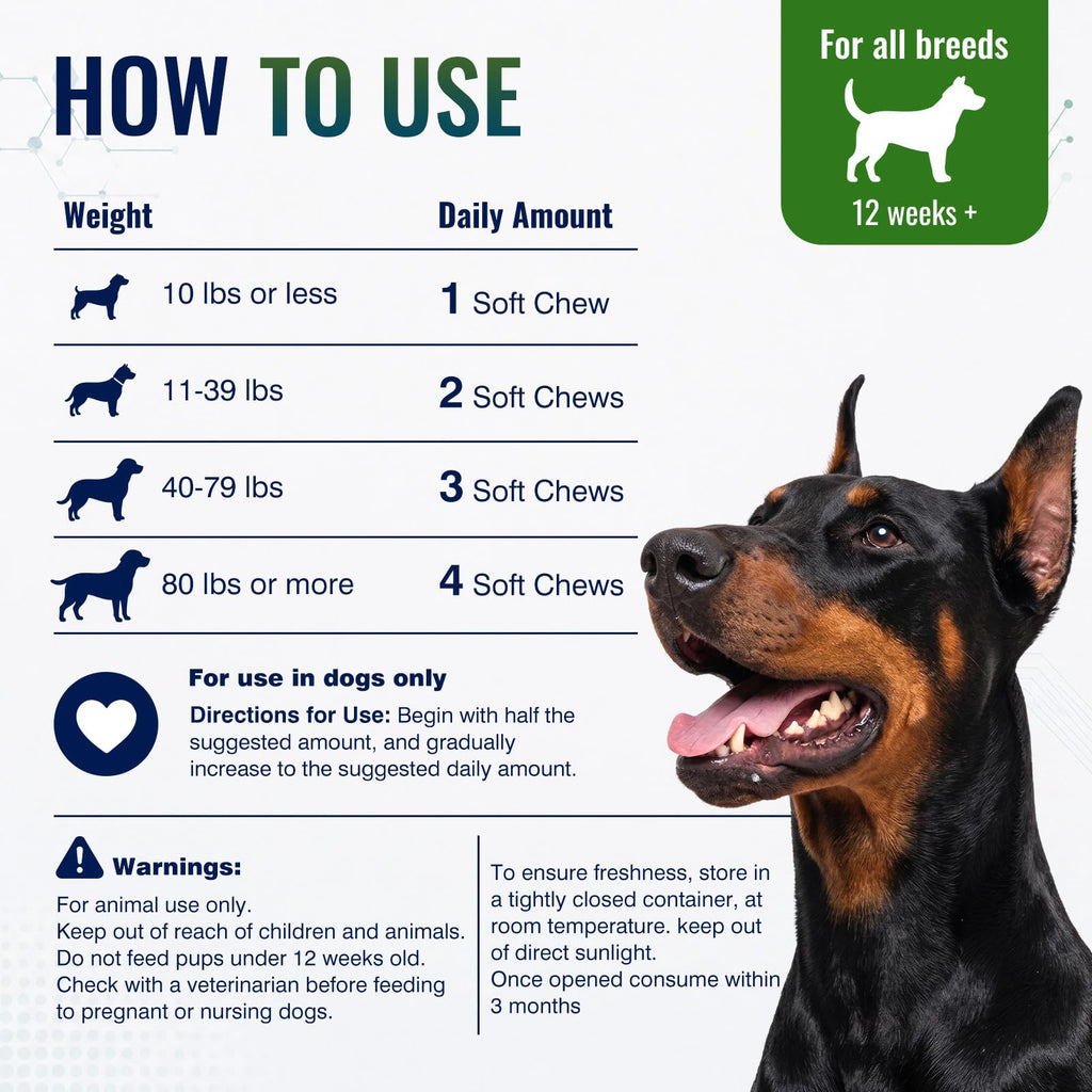 Hip and Joint Supplement for Dogs 200ct B1843