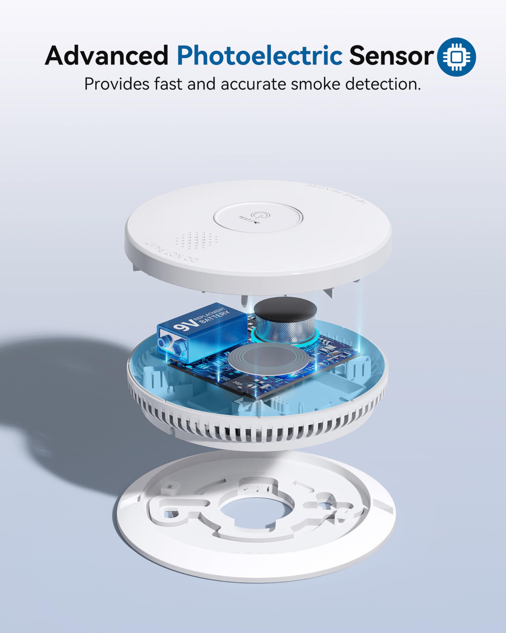 Smoke Detector Photoelectric Smoke Alarm Z8557