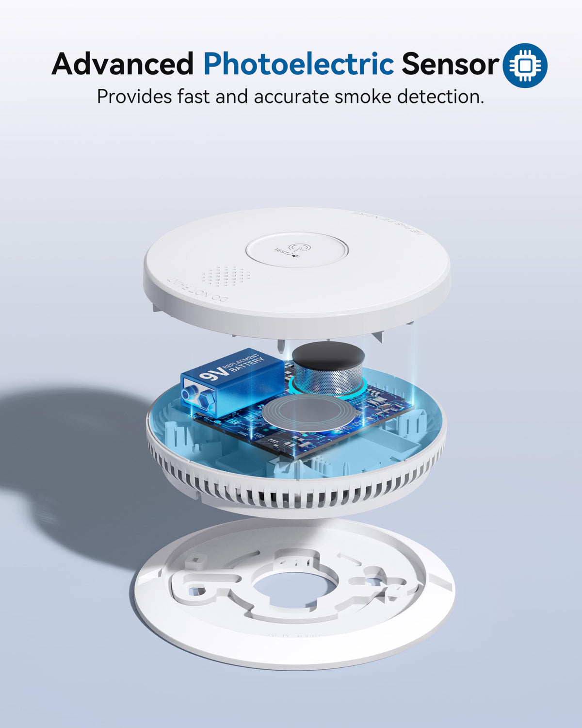 Smoke Detector Photoelectric Smoke Alarm Z8557