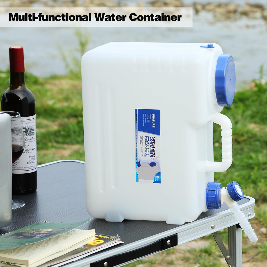 4 Gallon Portable Water Container with Spigot F288