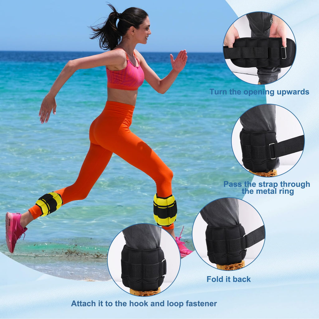 Adjustable Ankle Weights T7705