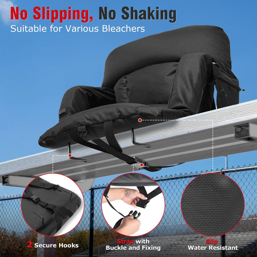 Heated Stadium Seats with Back Support 2 Pack K137