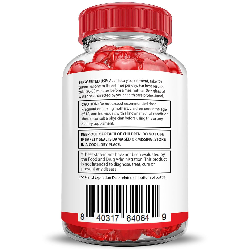 2000MG Beet Juice ACV Pomegranate B12 Vegan Non GMO Gummies R1632