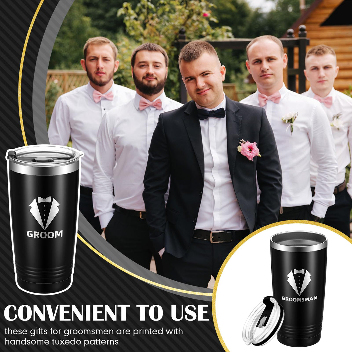 8 Pack 20 oz Tumbler with Lid L5547
