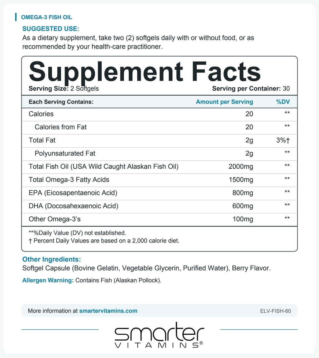 Omega-3 Fish Oil 300 Softgels K5472