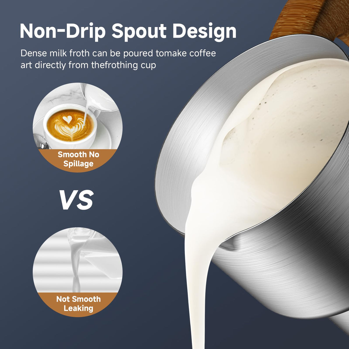 8-in-1 Milk Frother and Steamer C34249