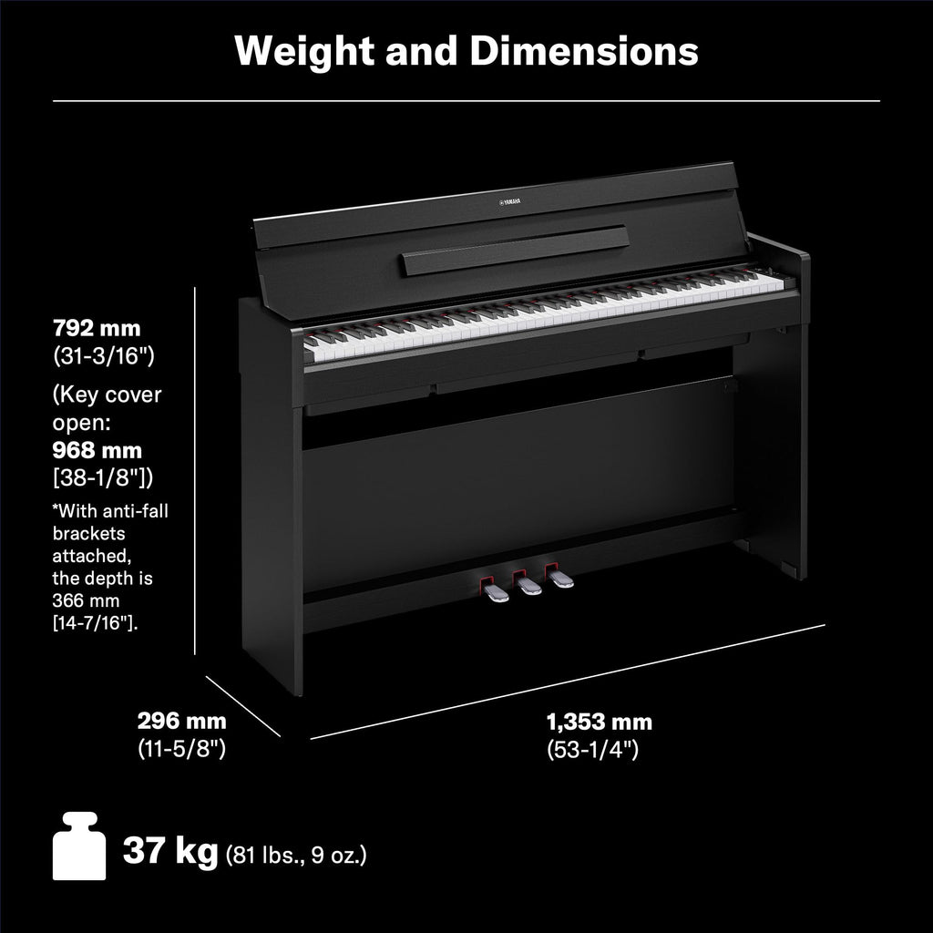 Black 88-Key Weighted Digital Piano H75515