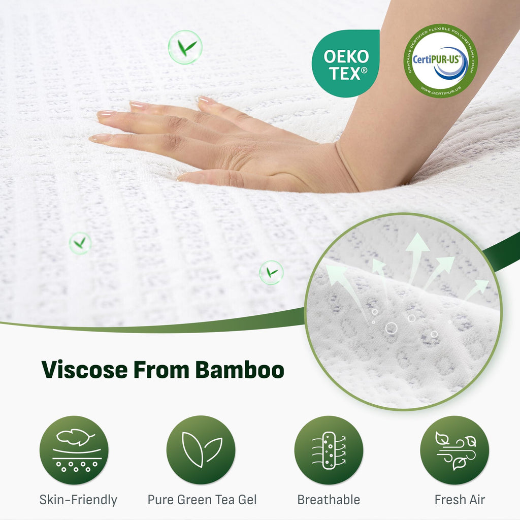 Tri-Fold Mattress Full 6 Inch Memory Foam V286474