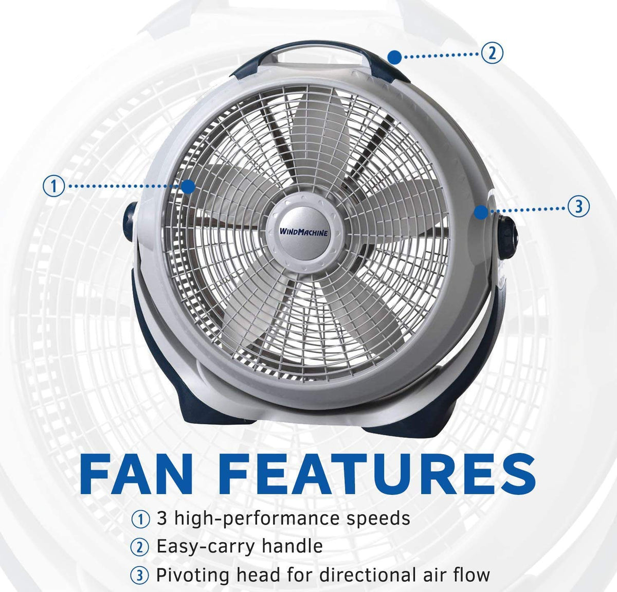 Black 20" Air Circulator M30402