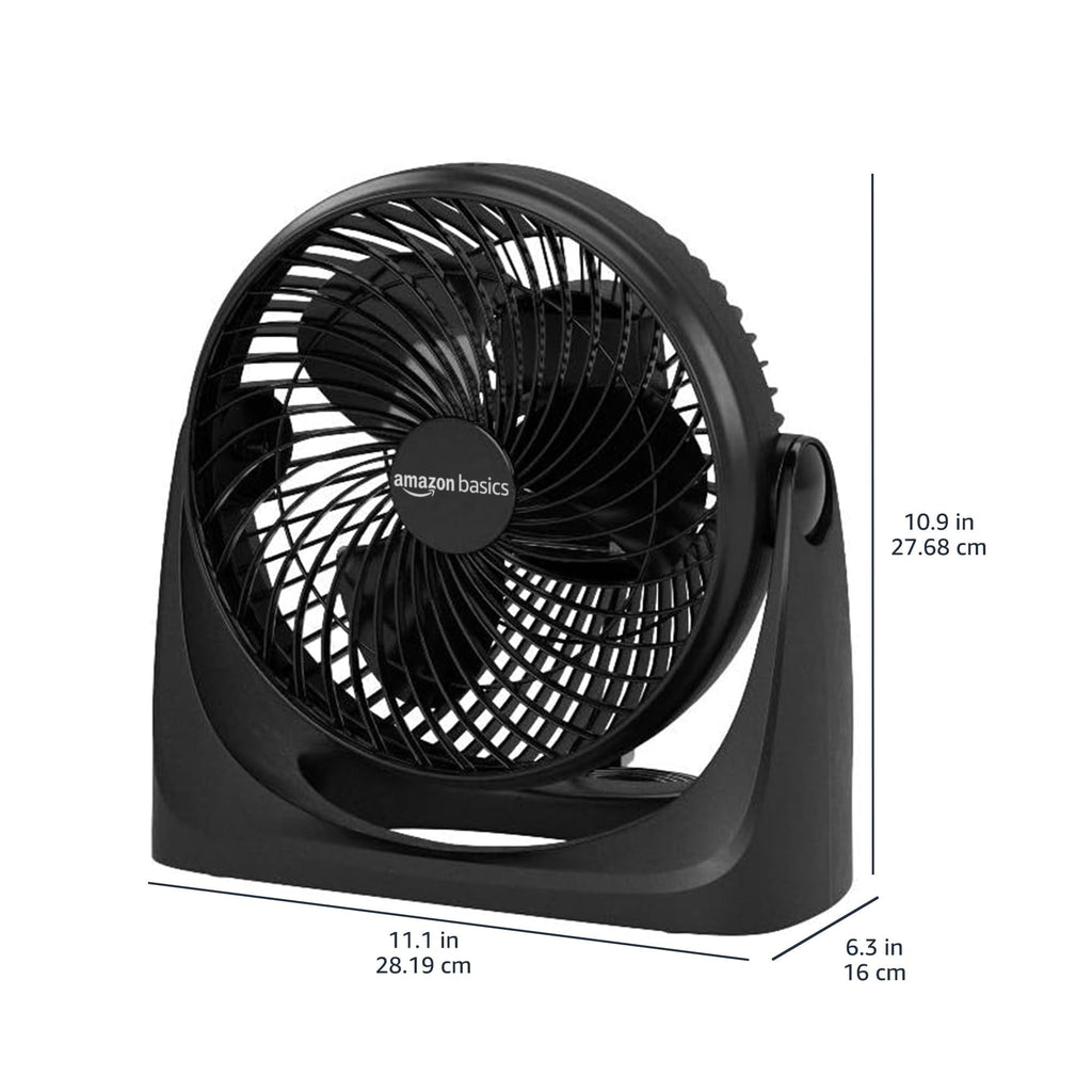 Black 3 Speed Air Circulator Desk Fan X960