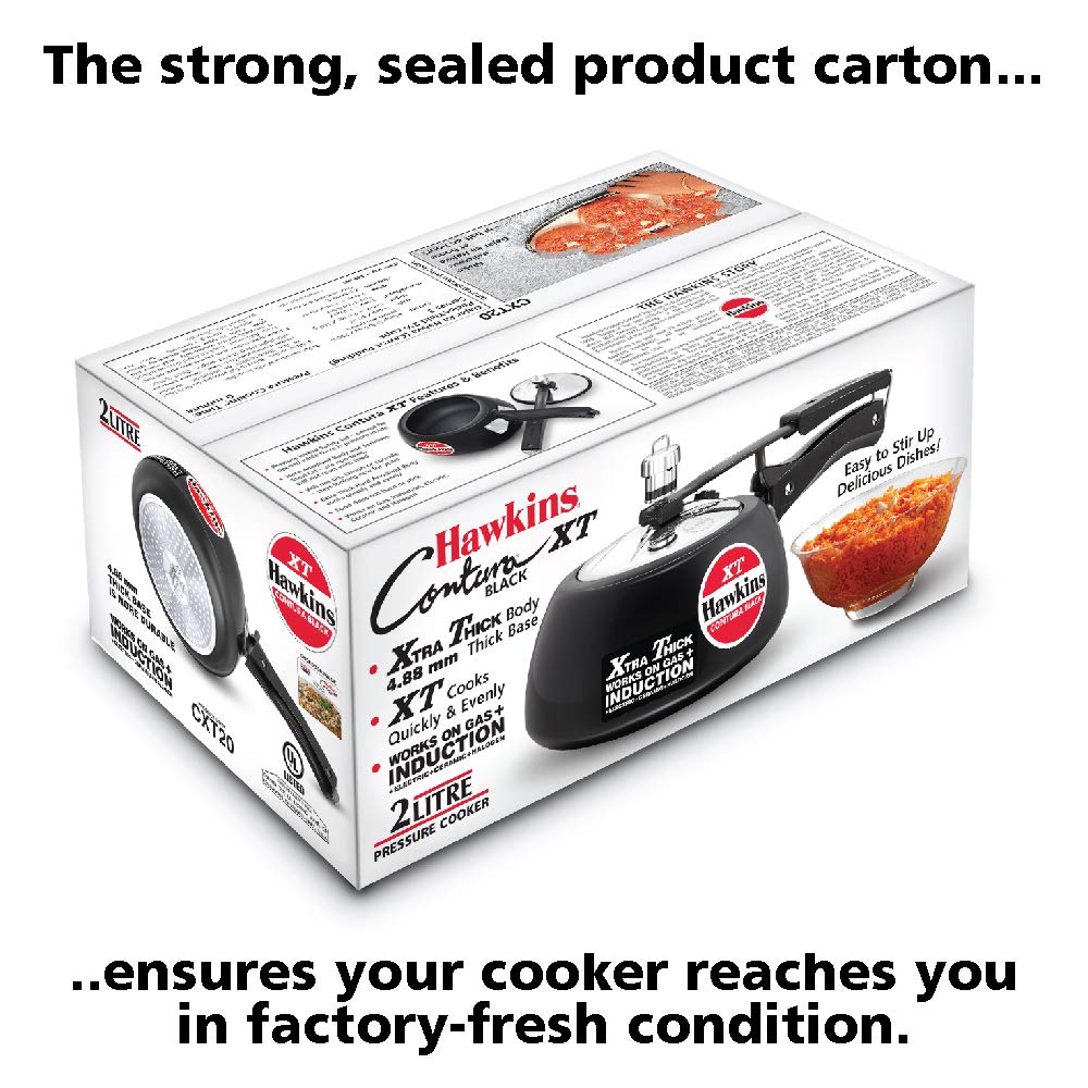 Black 2 Liter Pressure Cooker E460540