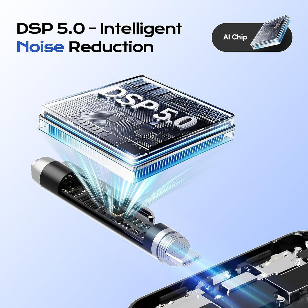 64GB Voice Activated Digital Recorder with AI Noise Reduction T4062