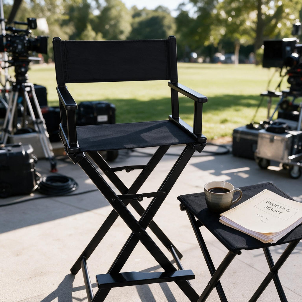 Folding Director Chair with Footrest X143