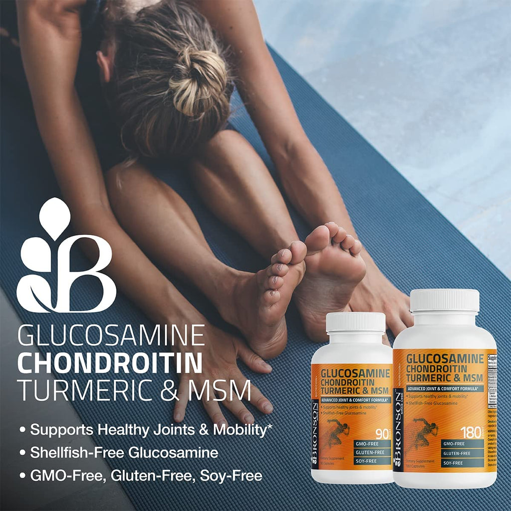 Glucosamine Chondroitin Turmeric & MSM Joint Support, 60 Capsules Y4035