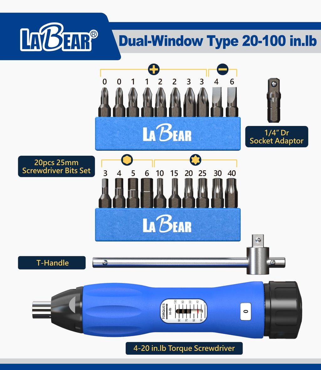 23-Piece Torque Screwdriver Set Q99616