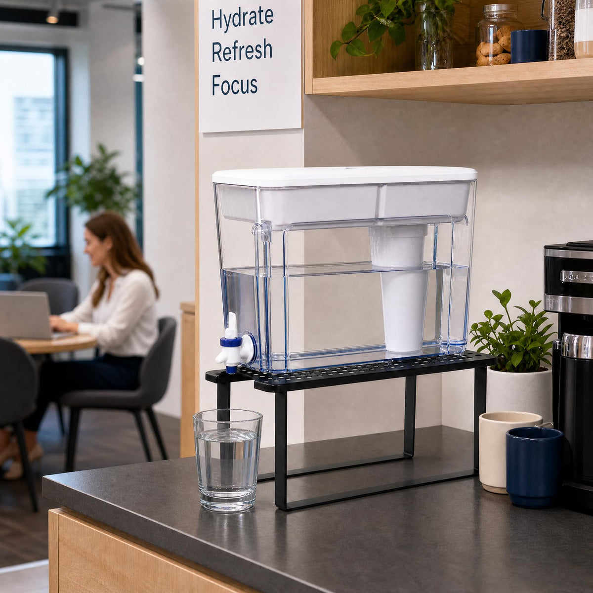 Countertop Water Filter Dispenser Stand Q296