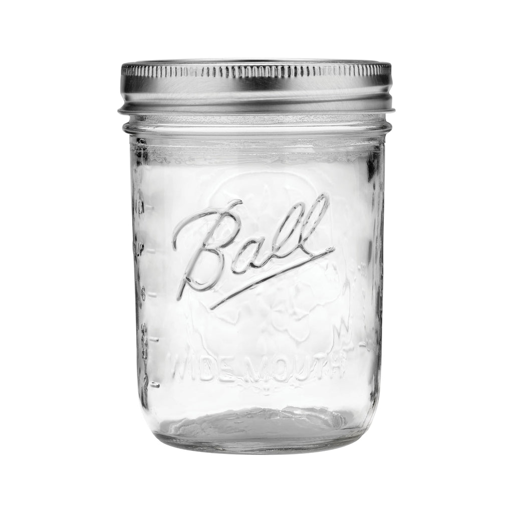 Wide Mouth Pint Mason Jars with Lids & Bands 16-oz 2-Pack R154370