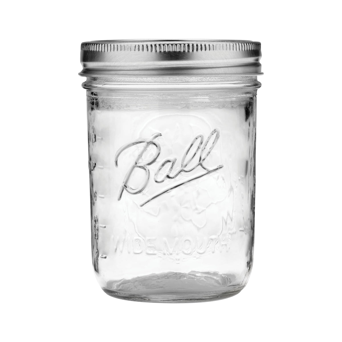 Wide Mouth Pint Mason Jars with Lids & Bands 16-oz 2-Pack R154370