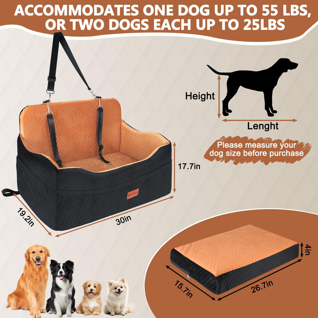 Large Dog Car Seat with 4 in Cushion T600241