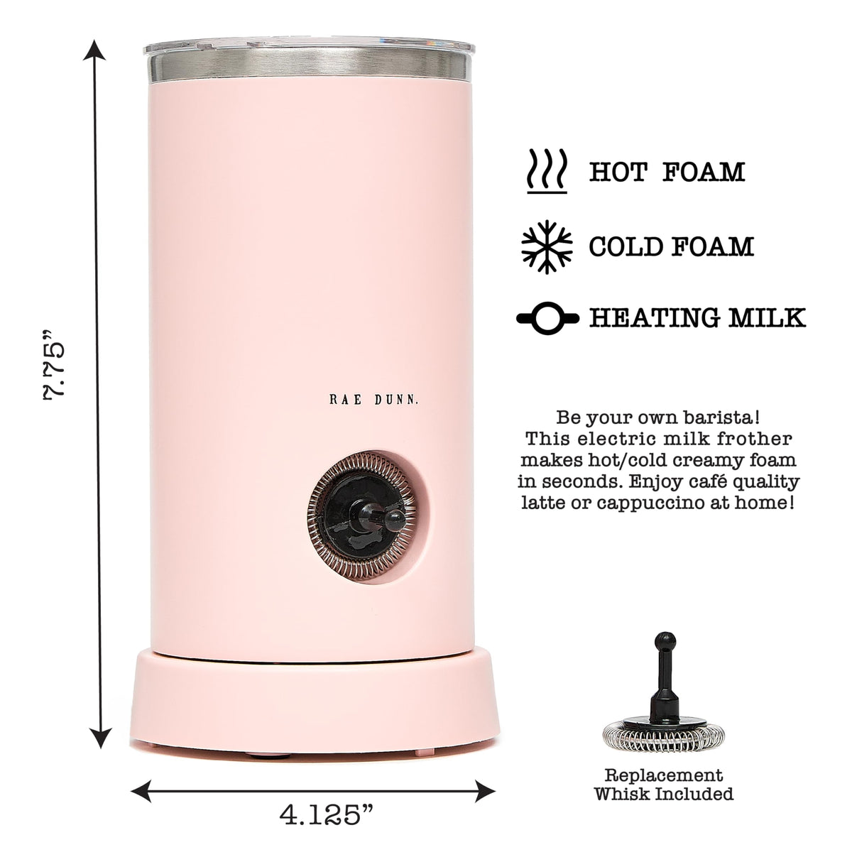 Electric Milk Frother Steamer 550 Watt A694326