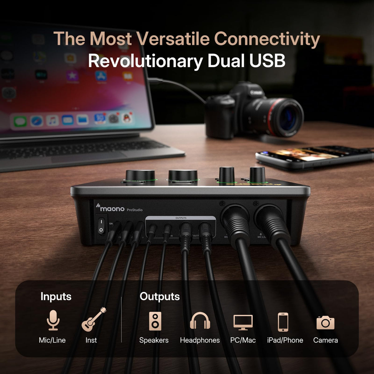 USB Audio Interface Dual XLR H4112