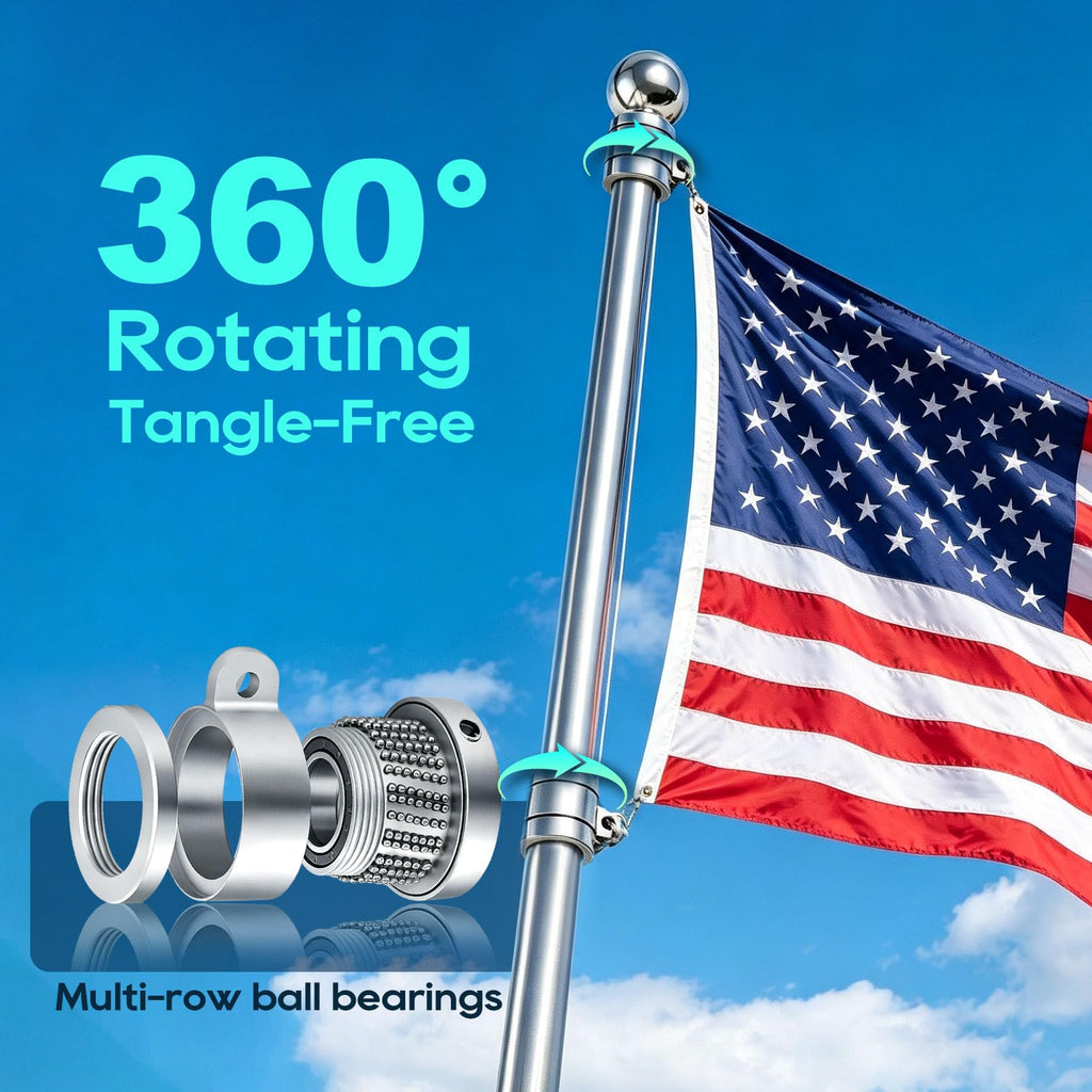 5FT One-Piece Flagpole 2-Pack I57944