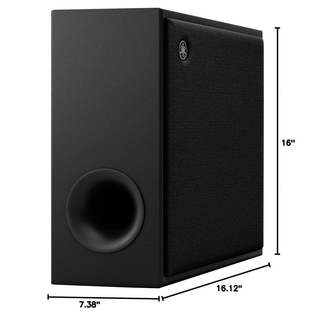 Black Wireless Subwoofer V3595