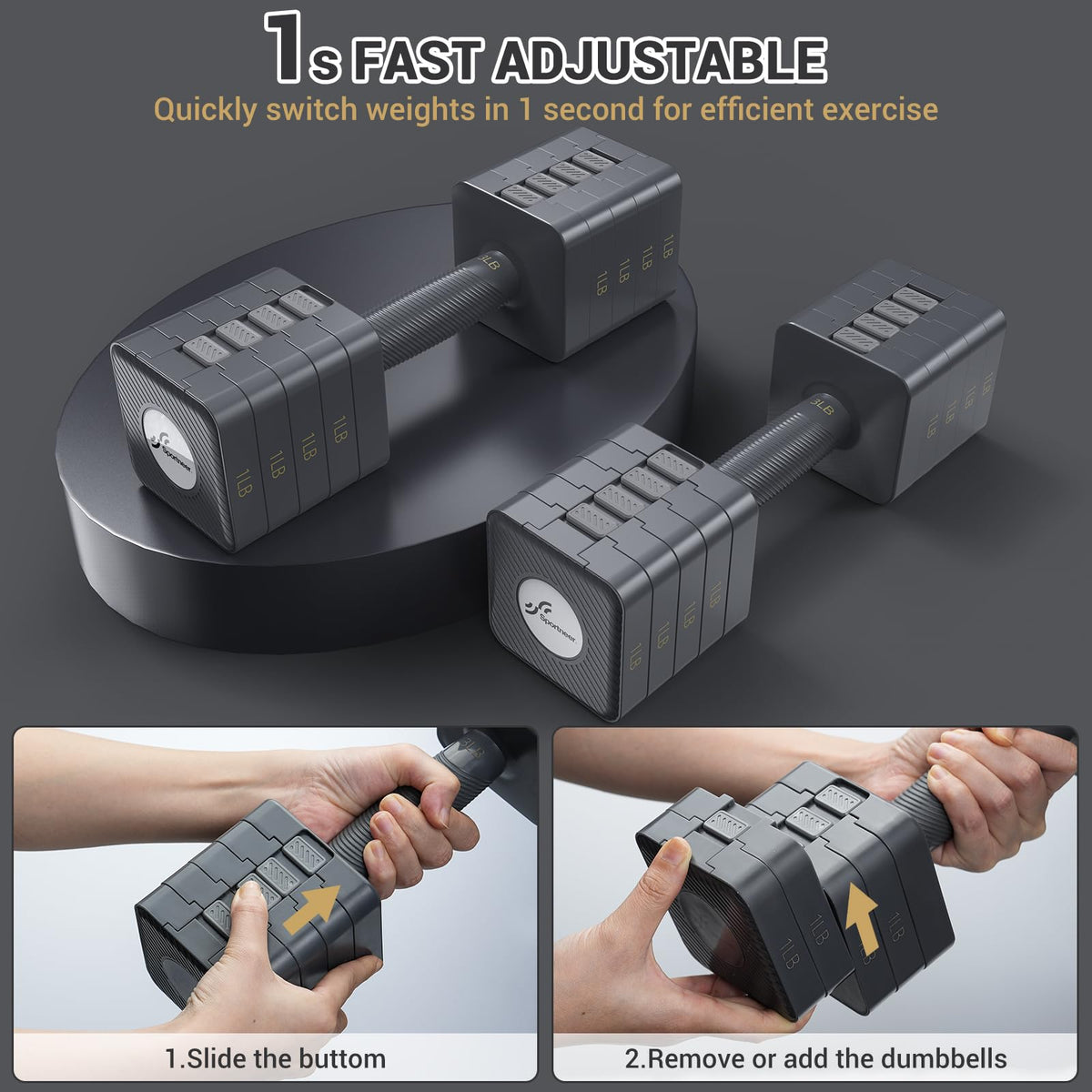 Adjustable Ankle Weights with Dumbbells A113