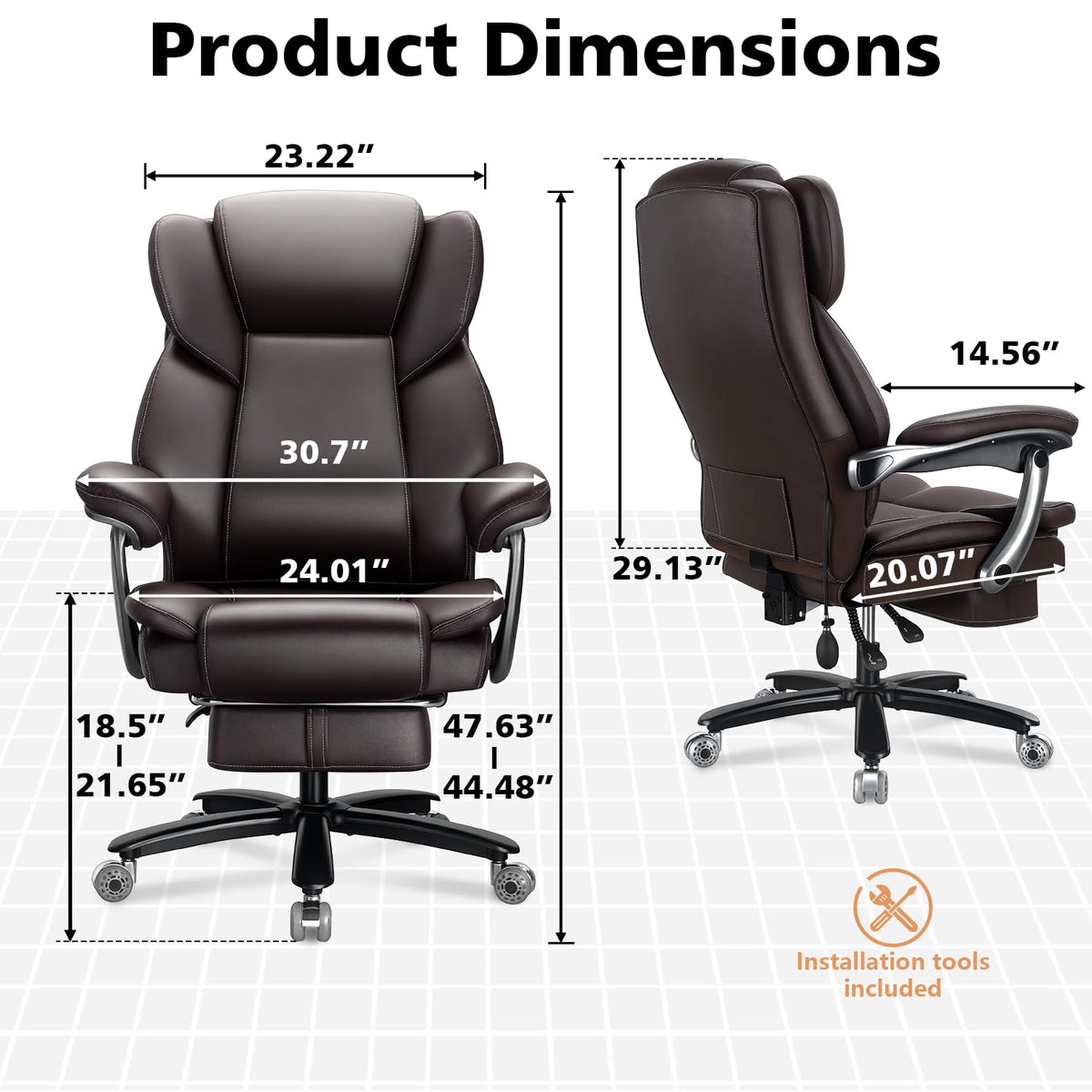 Big and Tall Heavy Duty Office Chair F3461