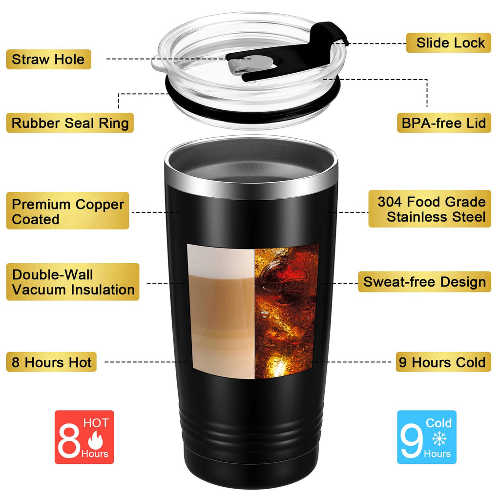 8 Pack 20 oz Tumbler with Lid L5547